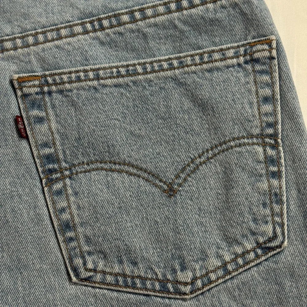 Levi's 550 40x30 (36x30) Vintage Made in‎ USA Light Faded Blue Denim Worn